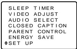 SHARP 27C241 - Channel Setting - 2