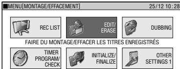 SHARP DV-HR350F/HR300F - Appuyez sur START MENU. - 1