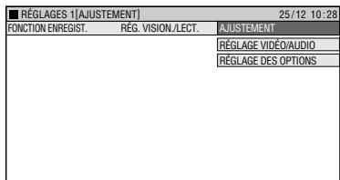 SHARP DV-HR350F/HR300F - Opérations de base pour ajustement - 2