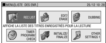 SHARP DV-HR350F/HR300F - Réglage de l'horloge - 1