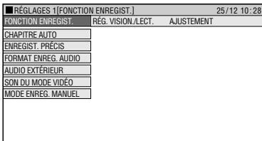 SHARP DV-HR350F/HR300F - Opérations de base pour le réglage de fonction enregist. - 2