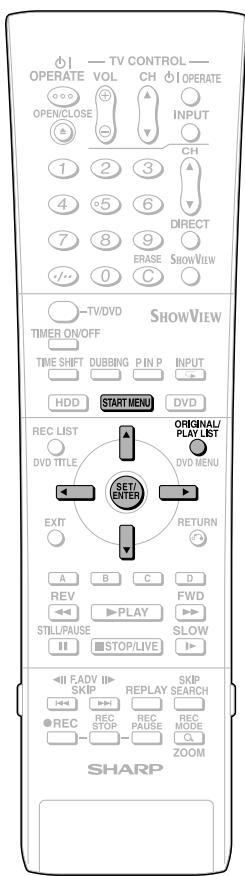 SHARP DV-HR350F/HR300F - Appuyez sur set/enter. - 7