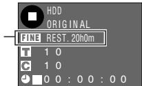 SHARP DV-HR350F/HR300F - Vérification de la durée restante - 1
