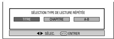 SHARP DV-HR350F/HR300F - Lecture répétée d'un titre ou d'un chapitre (lecture répétée) - 1