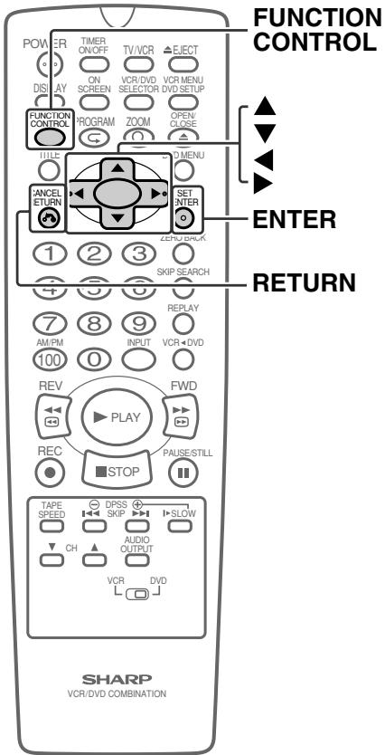 SHARP DV-NC55U - Appuyez sur ENTER pour valider le réglage. - 1