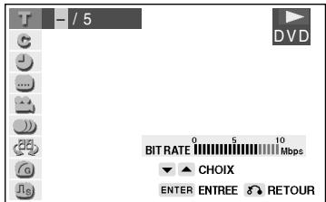 SHARP DV-NC55U - Servez-vous de ▲ ou ▼ pour sélectionner t, puis appuyez sur ENTER. - 1