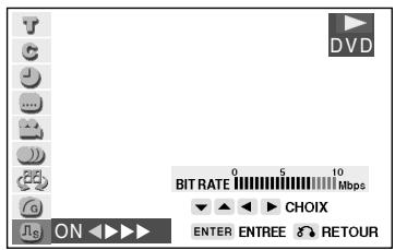SHARP DV-NC55U - Servez-vous de ou pour changer le réglage du niveau. - 1