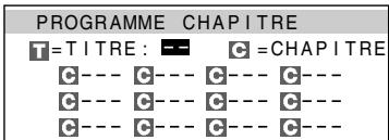 SHARP DV-NC55U - Lecture programme par chapitres - 1