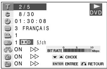 SHARP DV-NC55U - Réglage audio - 1