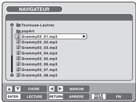 SHARP DV-RW250F - Lecture des fichiers MP3/WMA - 1