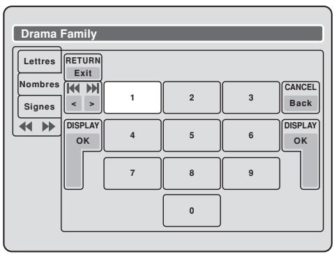 SHARP DV-RW250F - Types de clavier - 1