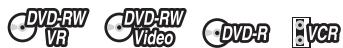 SHARP DV-RW250F - Copie d'une cassette sur un disque ou d'un disque sur une cassette. - 1