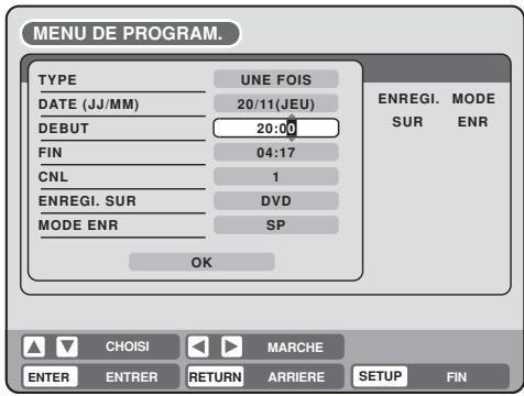 SHARP DV-RW250F - REMARQUES : - 2