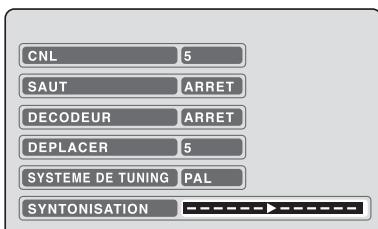 SHARP DV-RW250F - Réglage manuel des canaux - 4