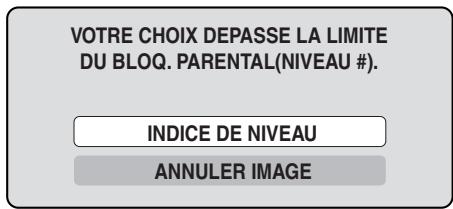 SHARP DV-RW250F - Débloquer temporairement le contrôle parental - 1