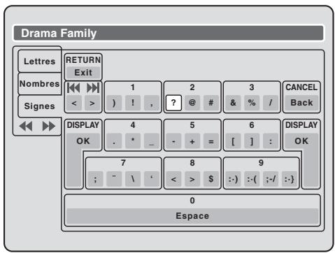SHARP DV-RW250F - Types de clavier - 2
