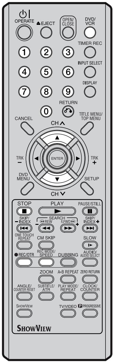 SHARP DV-RW270F - Enregistrement une touche (OTR) - 1