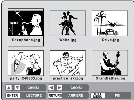 SHARP DV-RW270F - Lecture de fichiers JPEG - 2