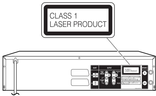 SHARP DV-RW270F - Protection du cordon d'alimentation - 1