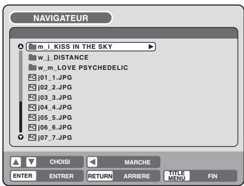 SHARP DV-RW270F - Utiliser l'écran de navigation browser - 1