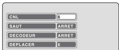 SHARP DV-RW270F - Déplacer une chaîne - 2
