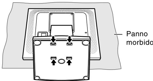 SHARP LL-193A/G - Rimozione della base (per la conservazione del monitor) - 1