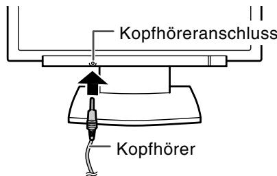 SHARP LL-193A/G - Anschluss von Kopfhörern (im Handel erhältlich) - 1