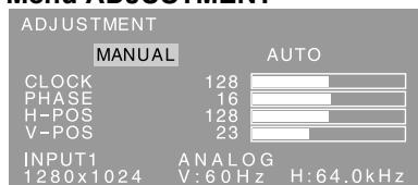 SHARP LL-193A/G - Regolazione manuale dello schermo - 1