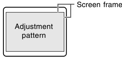 SHARP LL-193A/G - H-POS (horizontal positioning) and V-POS (vertical positioning) - 1