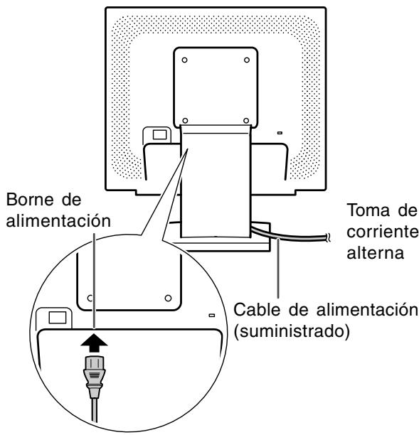 SHARP LL-193A/G - Conexión del monitor a una toma de corriente - 1