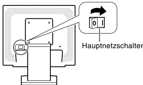 SHARP LL-193A/G - Einschalten des Monitors - 1