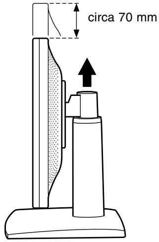 SHARP LL-193A/G - Regolazione dell'altezza [LL-193G] - 1