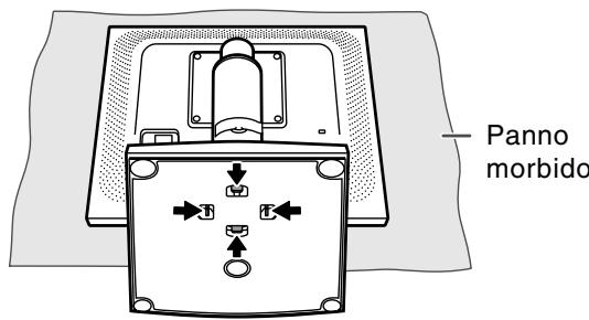 SHARP LL-193A/G - Rimozione della base (per la conservazione del monitor) - 2