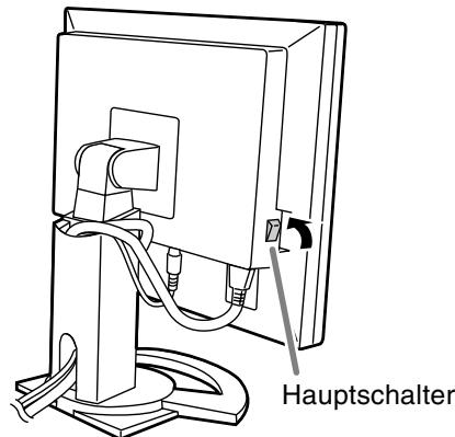 SHARP LL-T1520/T1620 - Einschalten des Monitors - 1
