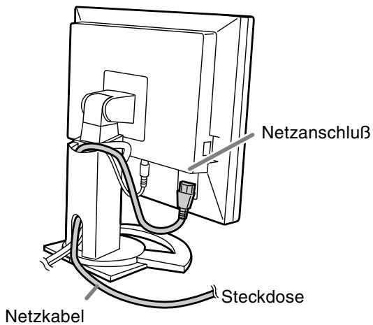 SHARP LL-T1520/T1620 - Anschreiben des Monitors an eine Stromquelle - 1