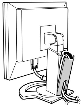 SHARP LL-T1520/T1620 - Unterbringung der Kabel - 3