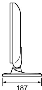 SHARP LL-T15V1 - Dimensioni (Unità: mm) - 3