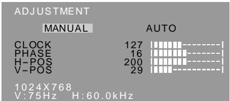 SHARP LL-T15V1 - Ajuste automatico de la pantalla - 1