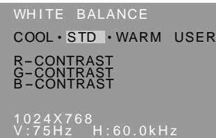 SHARP LL-T15V1 - WHITE BALANCE Menu - 1