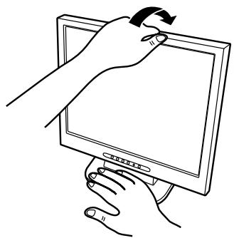 SHARP LL-T15V1 - Ripiegare il monitor - 1