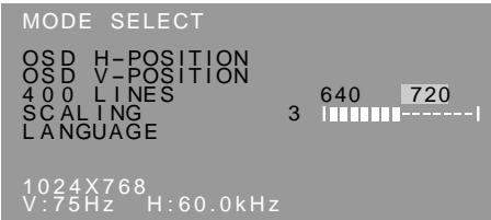 SHARP LL-T15V1 - MODE SELECT Menu - 1