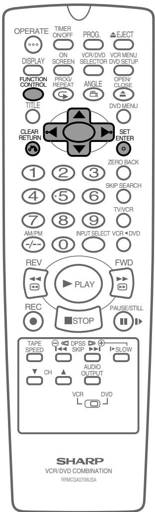 SHARP DV-NC65F - Sélectionnez la langue de sous-titre que vous souhaitez utiliser à l'aide de ▲ ou ▼. - 2