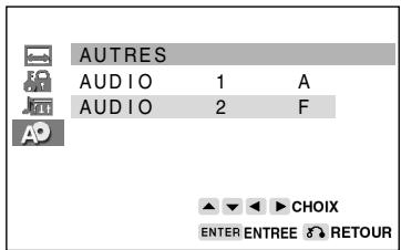 SHARP DV-NC65F - Sélection d'une langue parmi AUTRES - 2