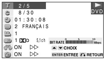 SHARP DV-NC65F - Appuyez sur function control (contrôle de fonction) pendant la lecture. - 1