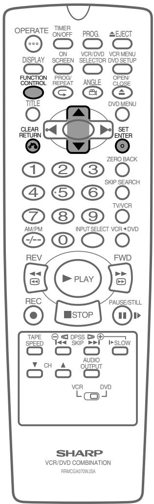 SHARP DV-NC65F - Configuration de l'angle de vue - 4