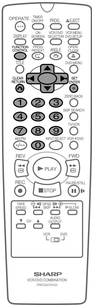SHARP DV-NC65F - Appuyez sur ENTER - 1