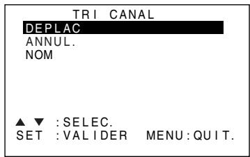 SHARP DV-NC65F - Classement des chaînes - 2