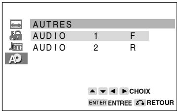 SHARP DV-NC65F - Sélection d'une langue parmi AUTRES - 1