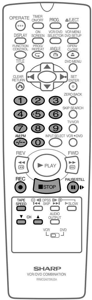 SHARP DV-NC65F - Enregistrement programme simple - 1