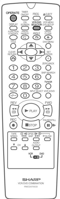 SHARP DV-NC65F - Préparation d'une lecture d'une cassette vidéo ou d'un DVD - 4